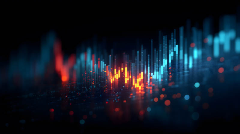 数据波动图表展示图片