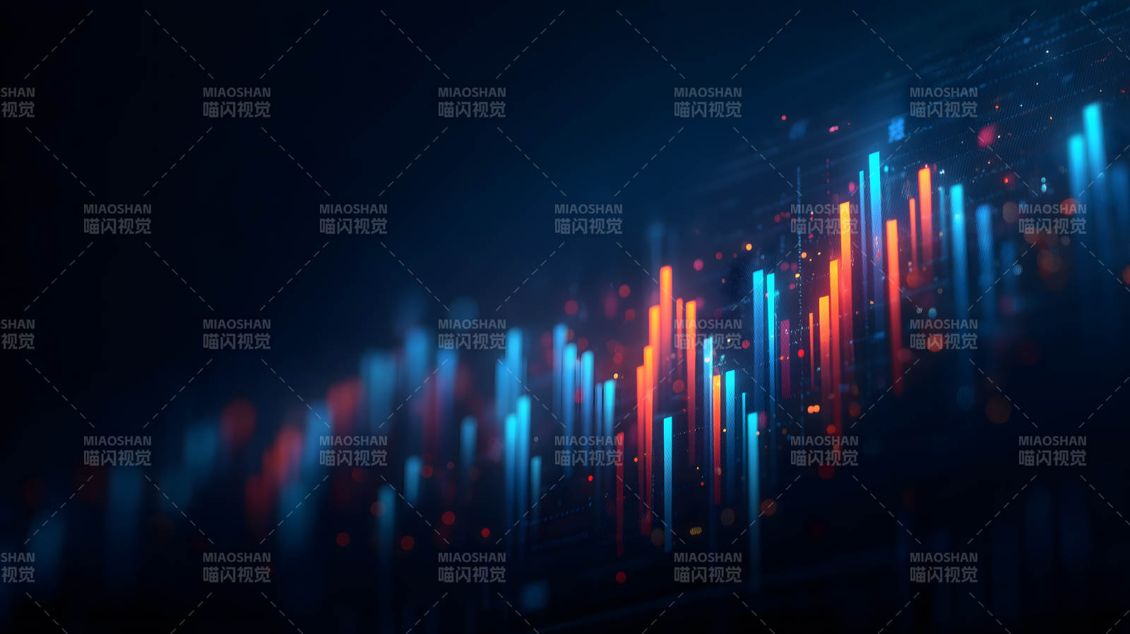 数据可视化图表抽象图片