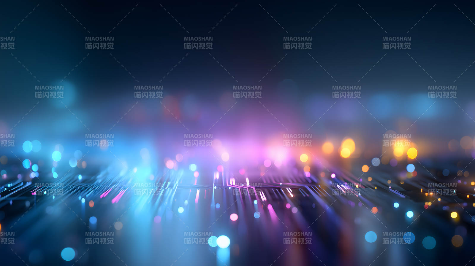 科技感电路光效氛围图片