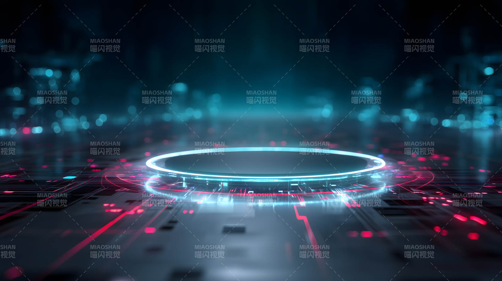 科技感舞台展示空间图片