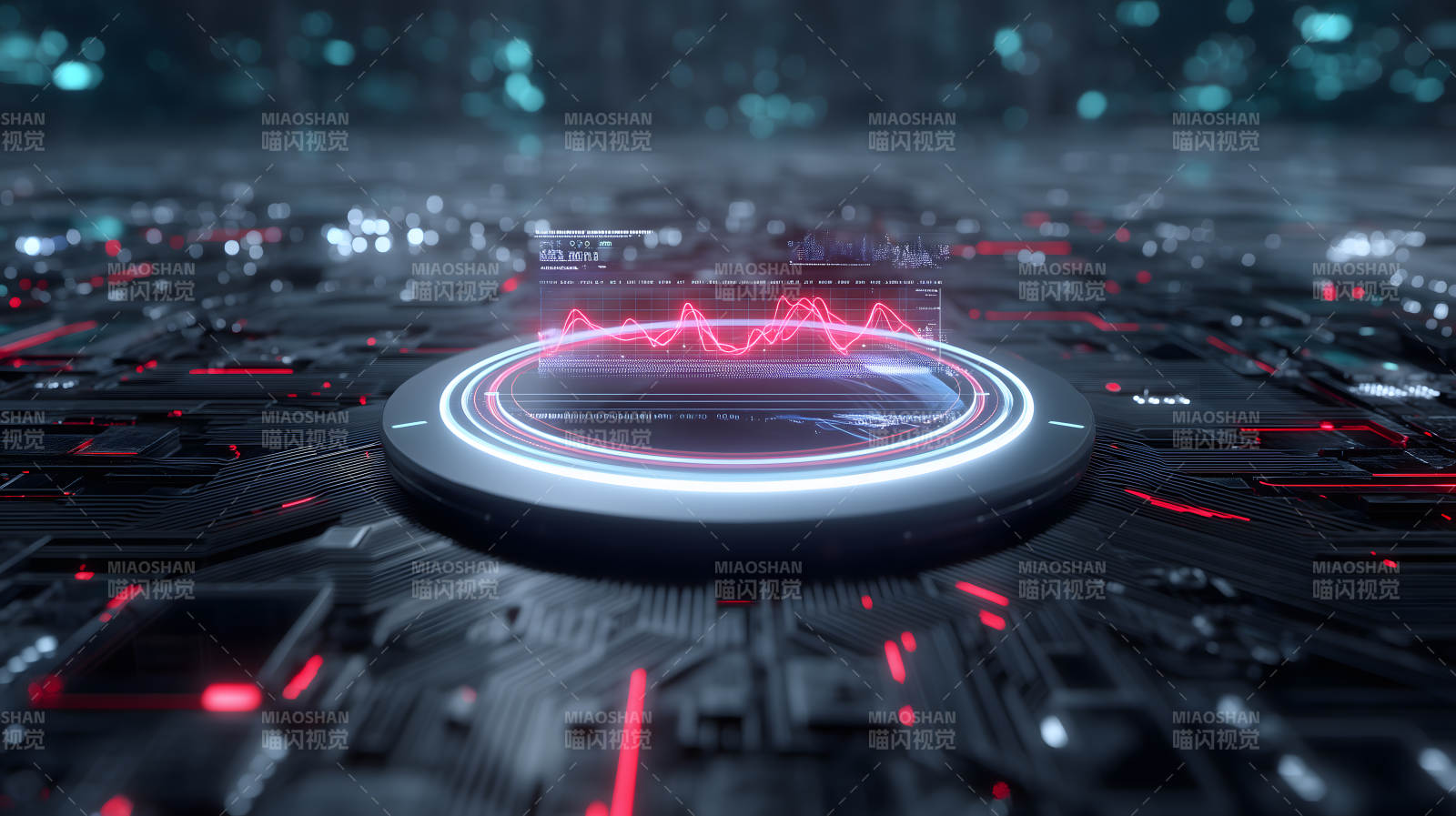 科技感十足的数据图图片