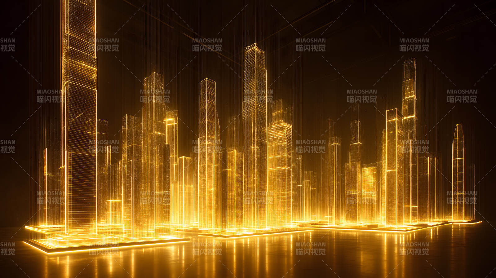 金色未来城市图片