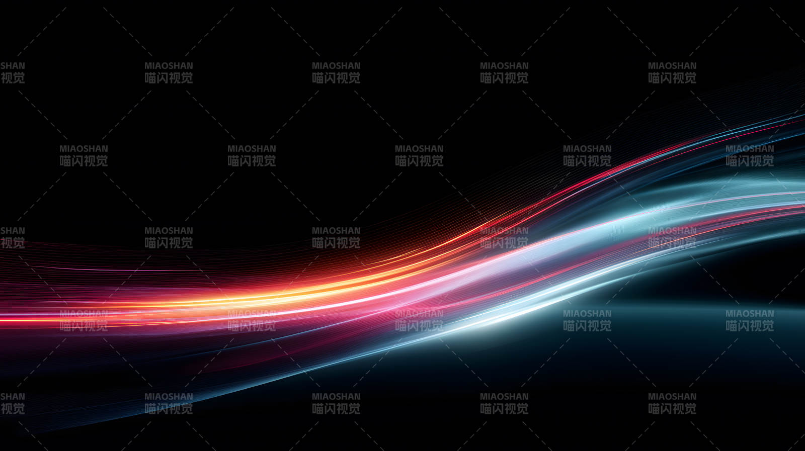 光束流动深邃夜空图片