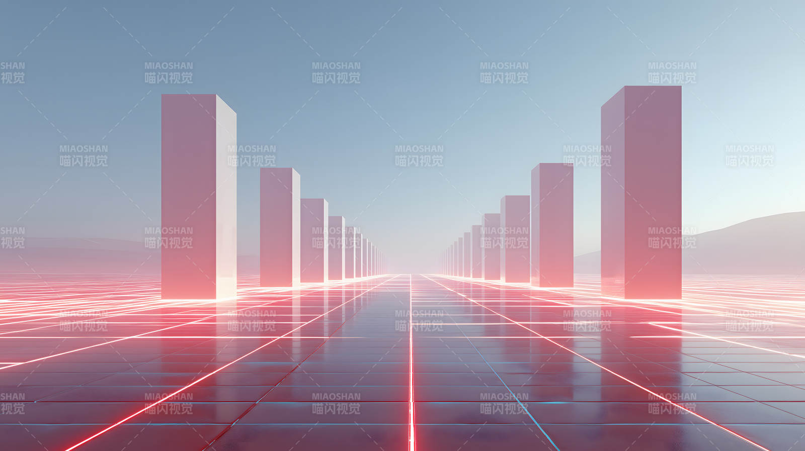 未来城市通道建筑风格图片