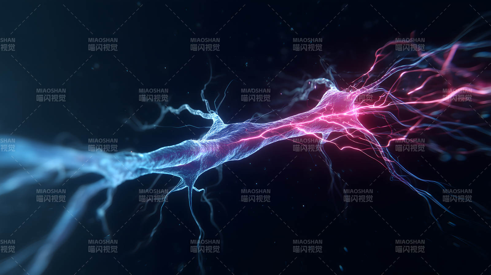 神经元闪耀脉冲图片