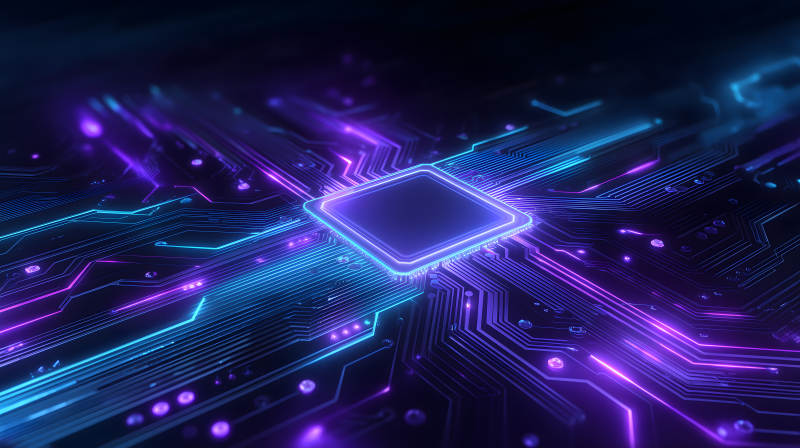 电路板芯片科技感十足图片