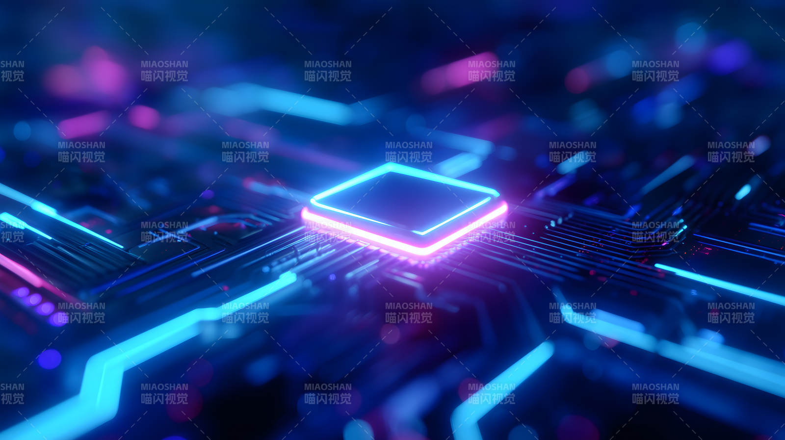 未来科技芯片电路板图片