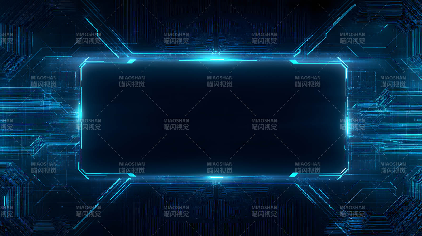 科技蓝屏电子纹路图片