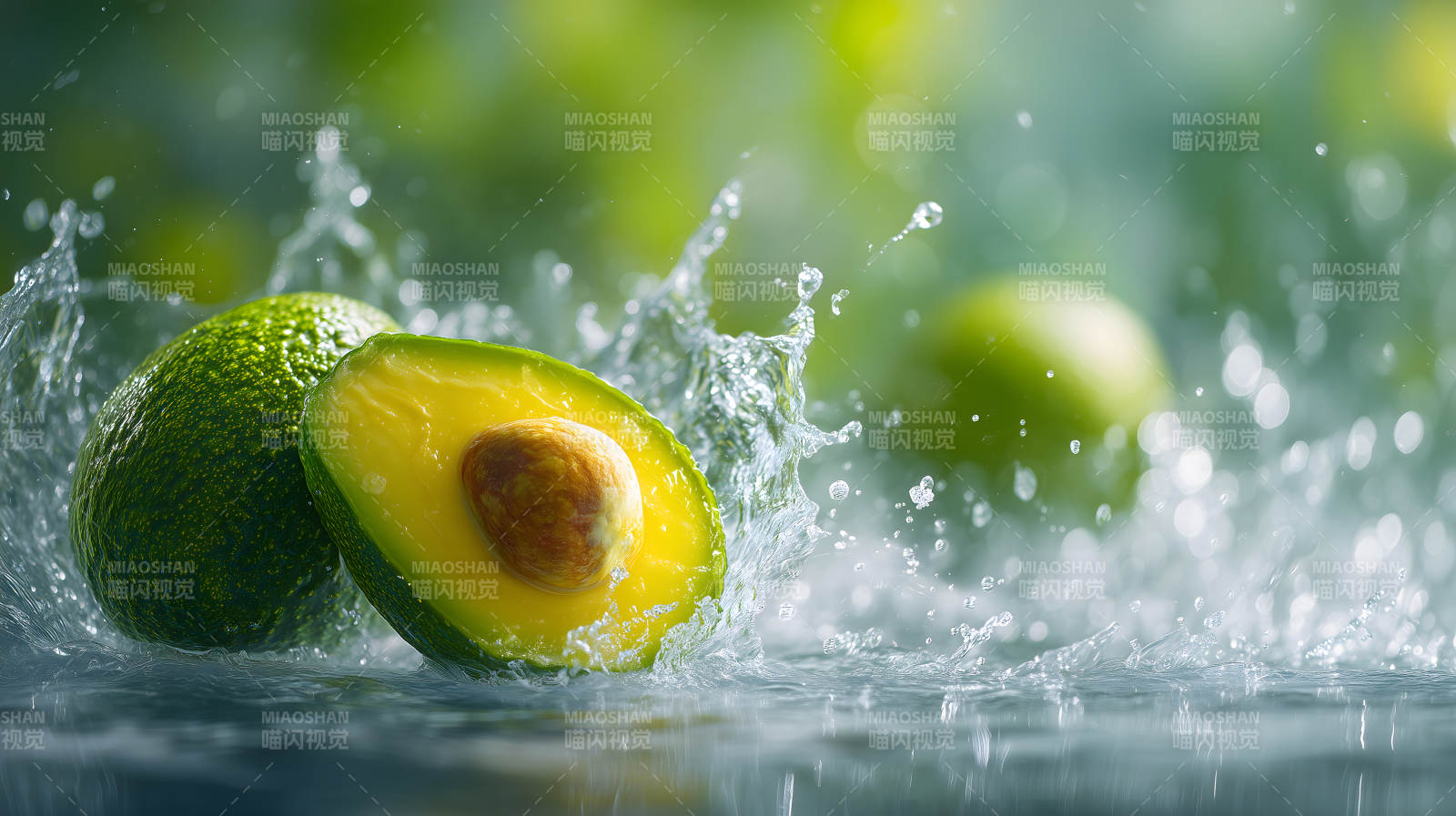 牛油果鲜美特写图片