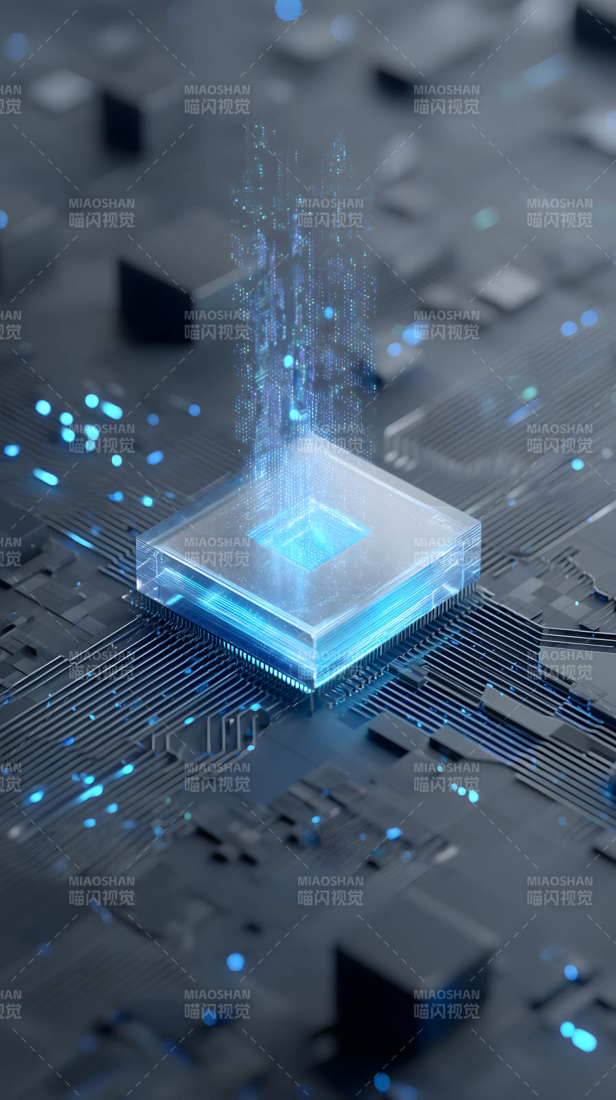 芯片科技数据传输图片