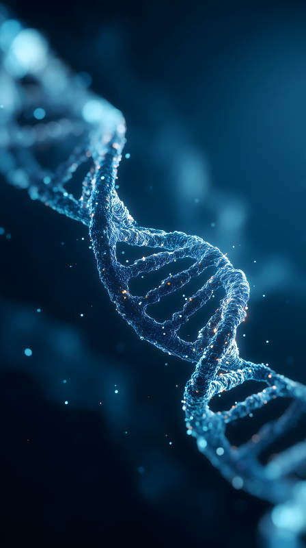 DNA螺旋结构解析图片