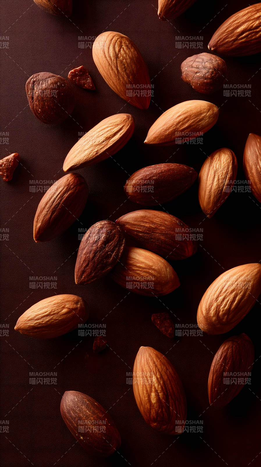 杏仁特写质感十足图片