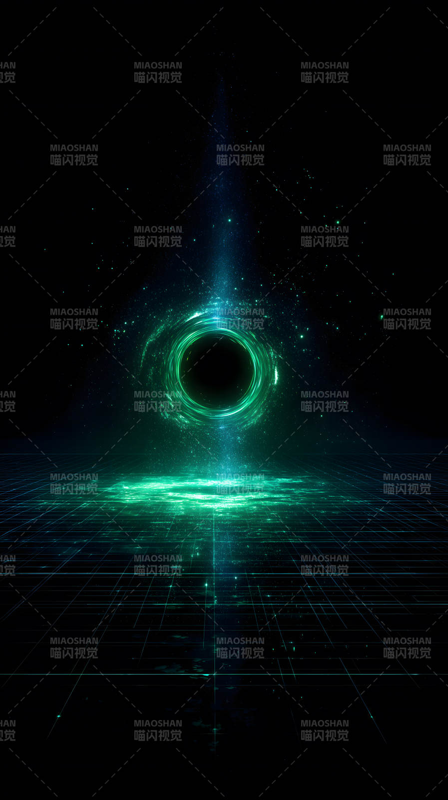 深空黑洞奇观图片