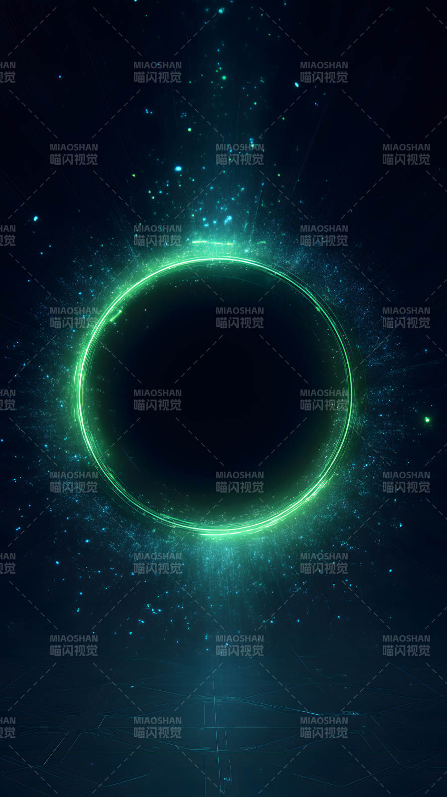 科技光环黑洞特效图片