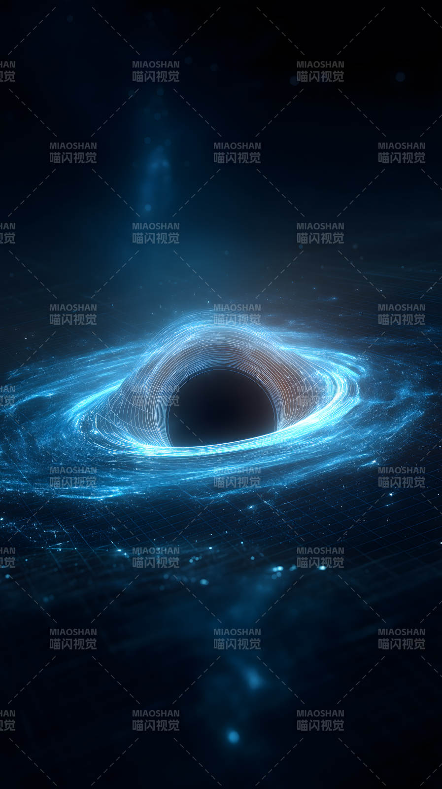 黑洞引力漩涡星云宇宙图片