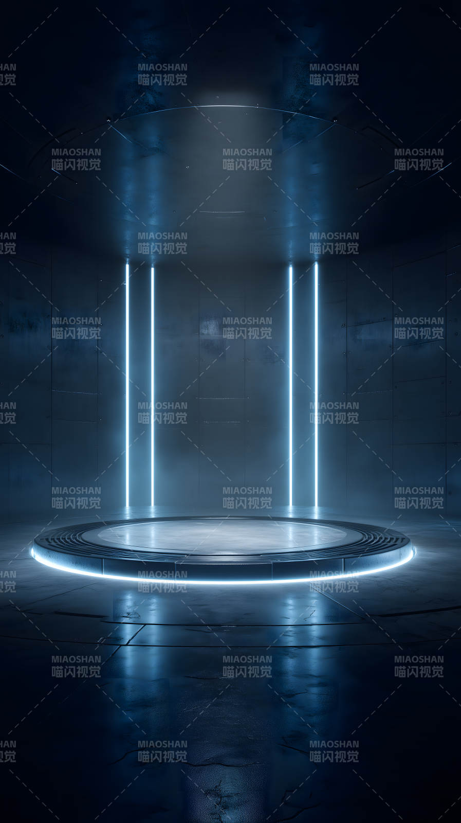 未来感舞台科技蓝光图片
