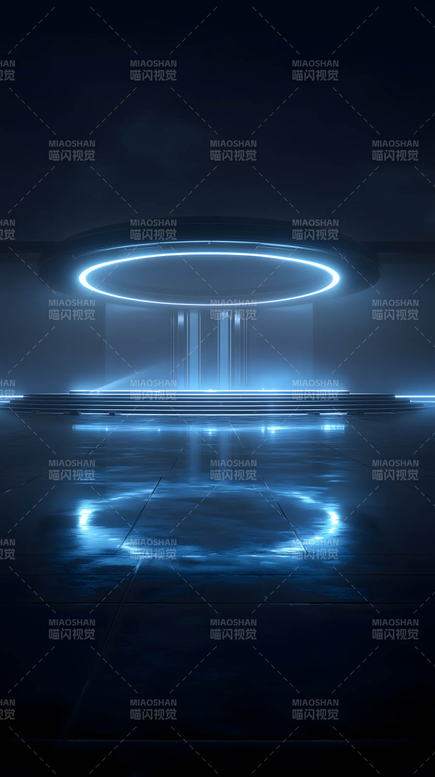 未来科技感空间图片