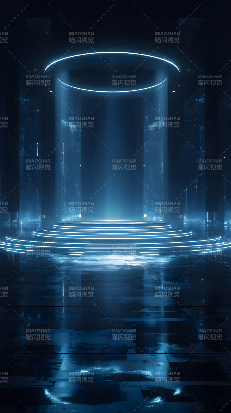 未来科技空间光效图片