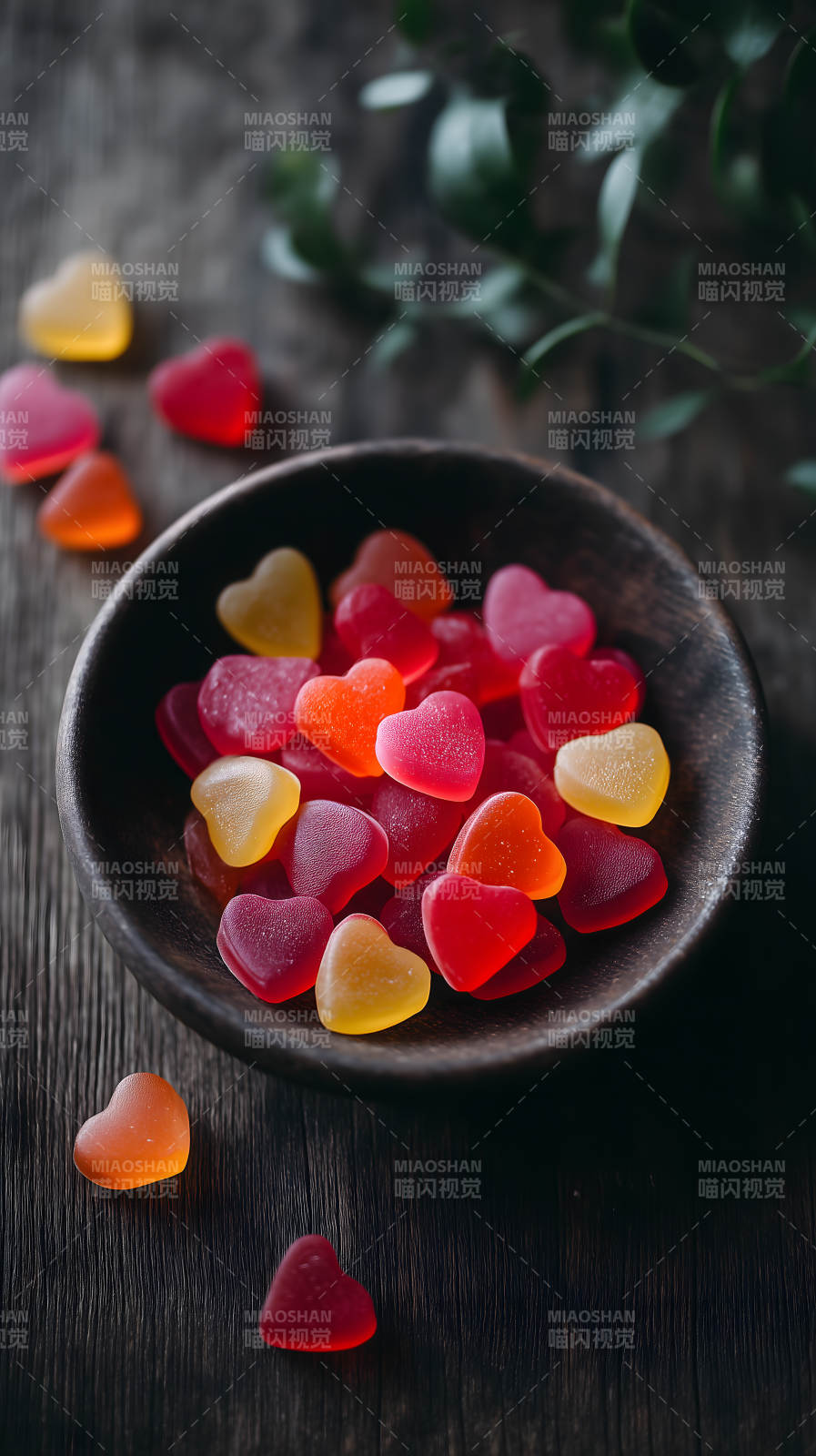 爱心软糖甜蜜诱人图片