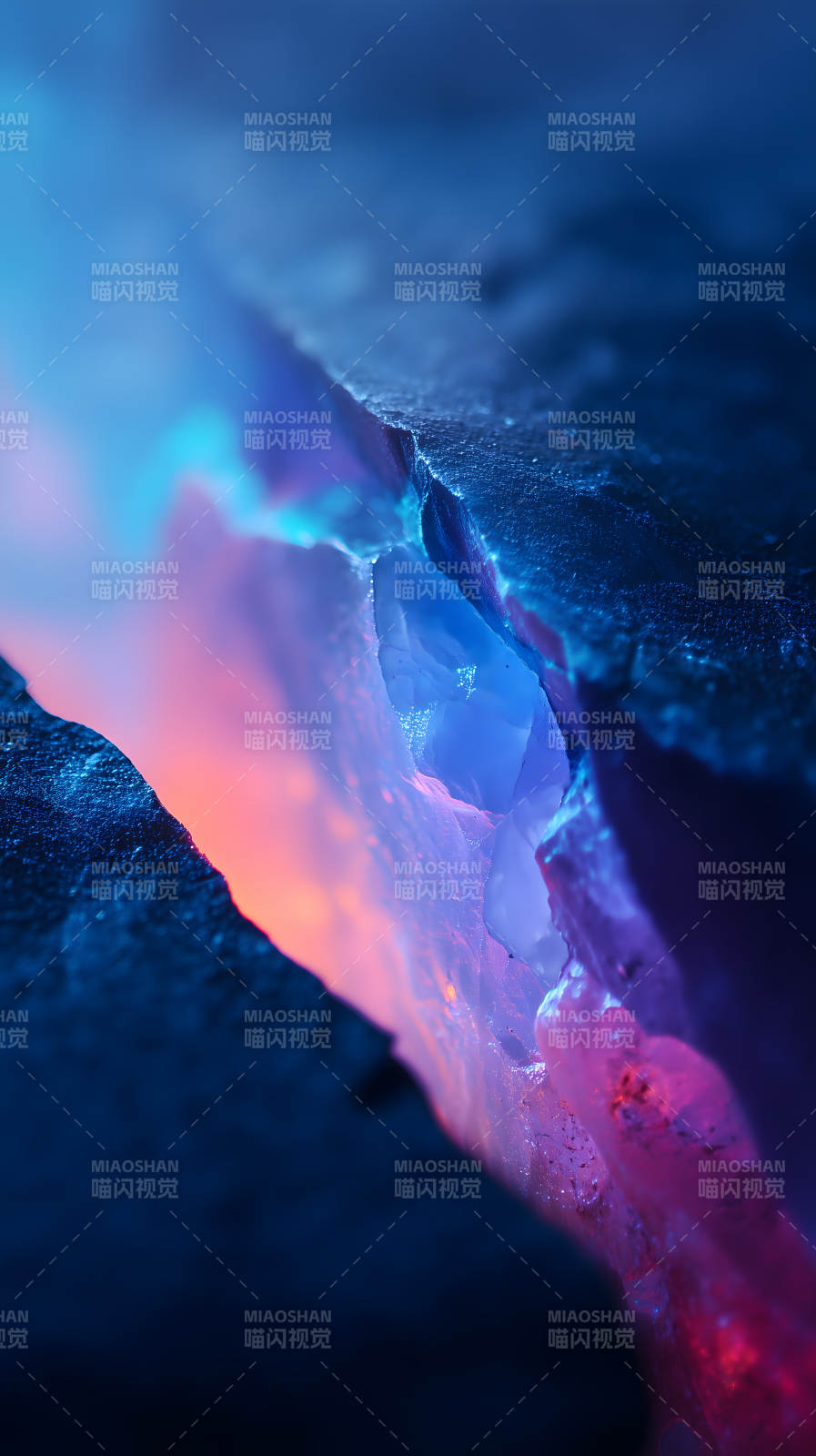 梦幻般岩石空间色彩图片