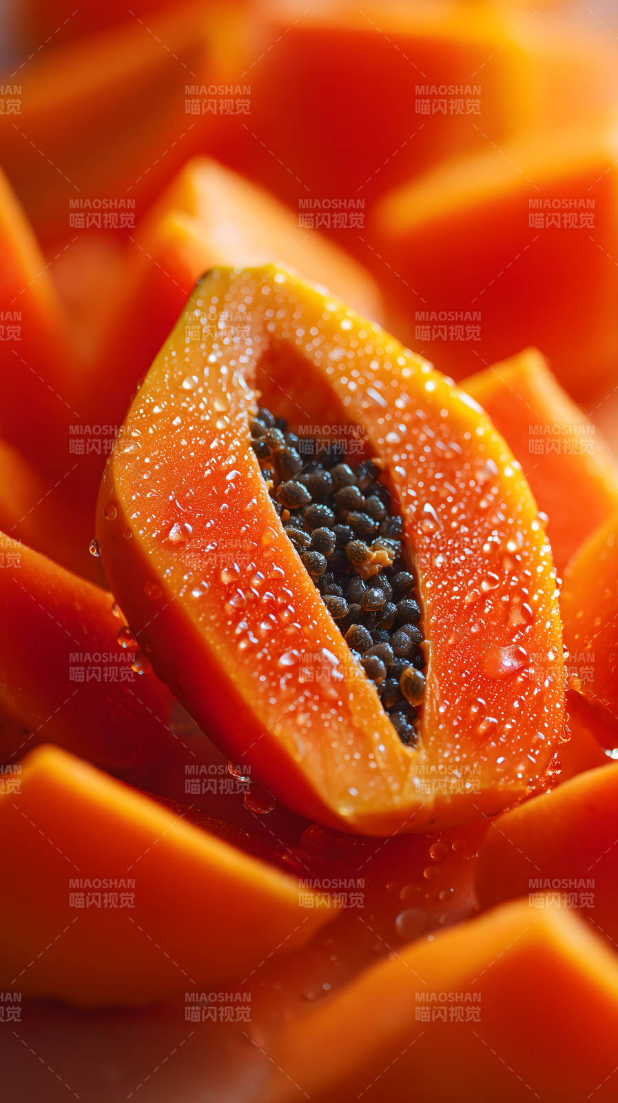 鲜美多汁的木瓜图片