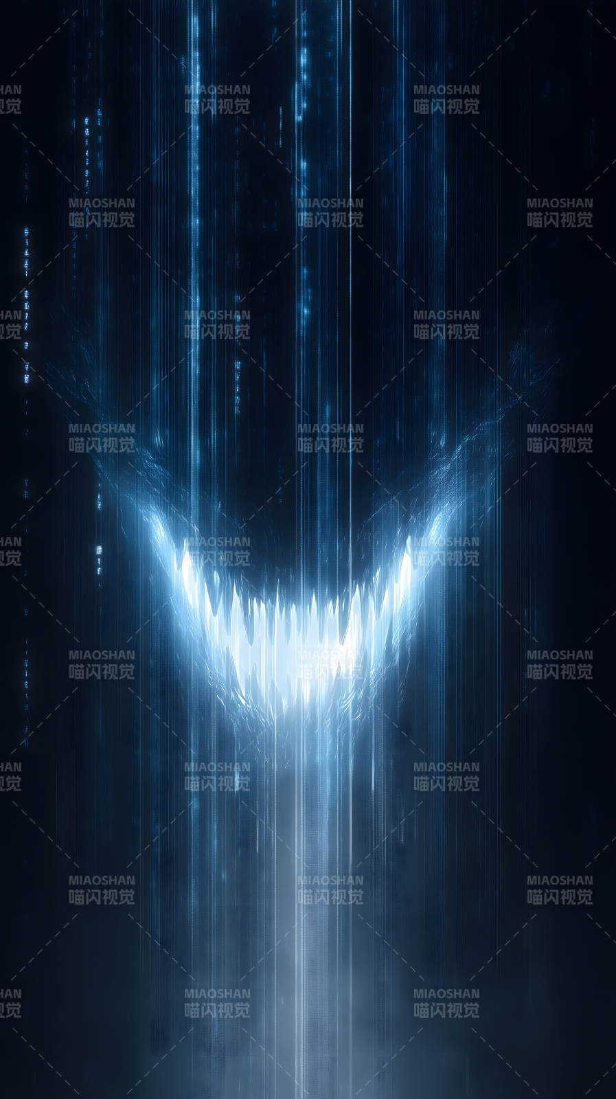 数字微笑抽象艺术图片