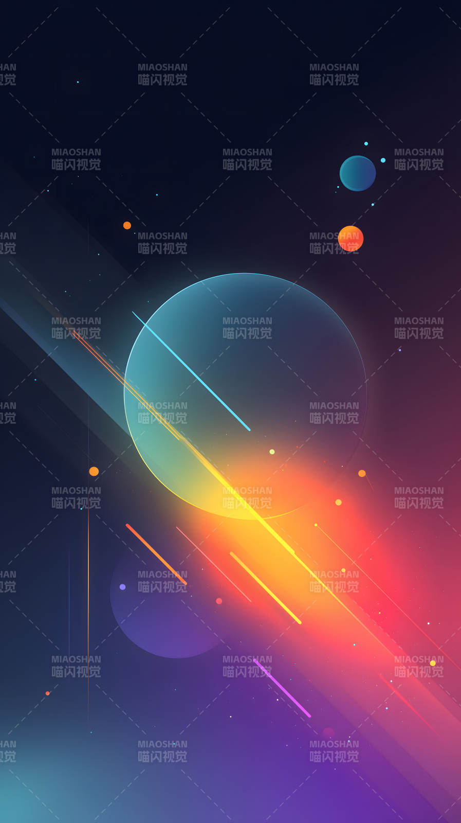 宇宙抽象多彩绚丽图片