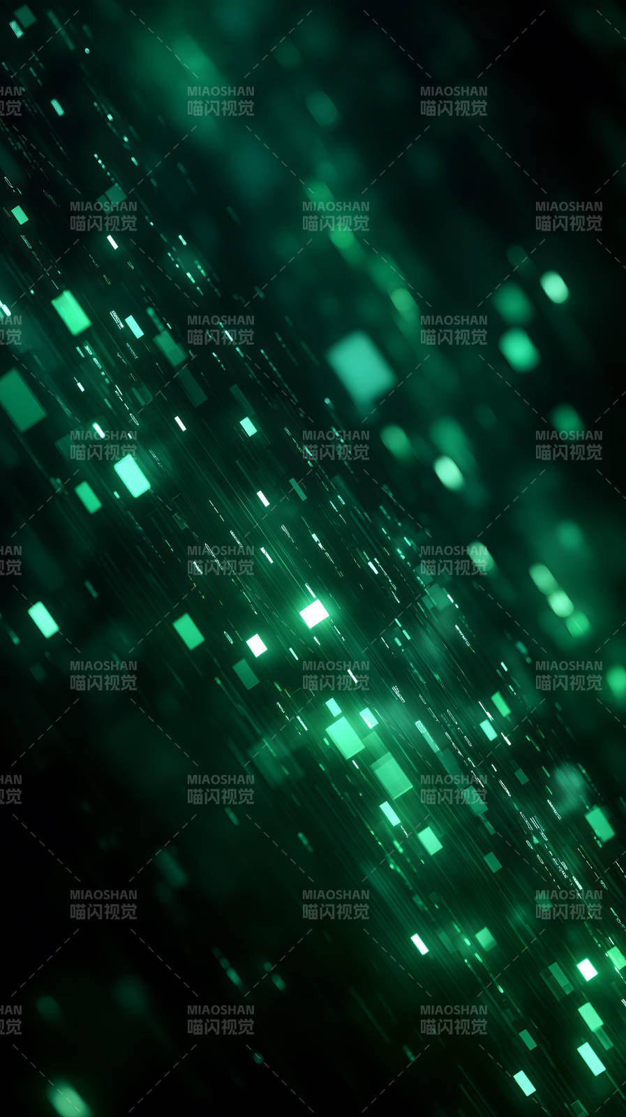 绿色数据流动的抽象图片图片