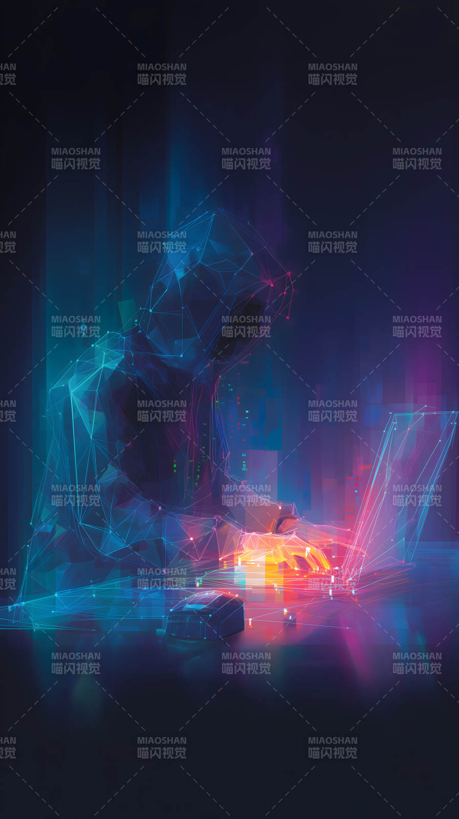 黑客入侵未来科技图片