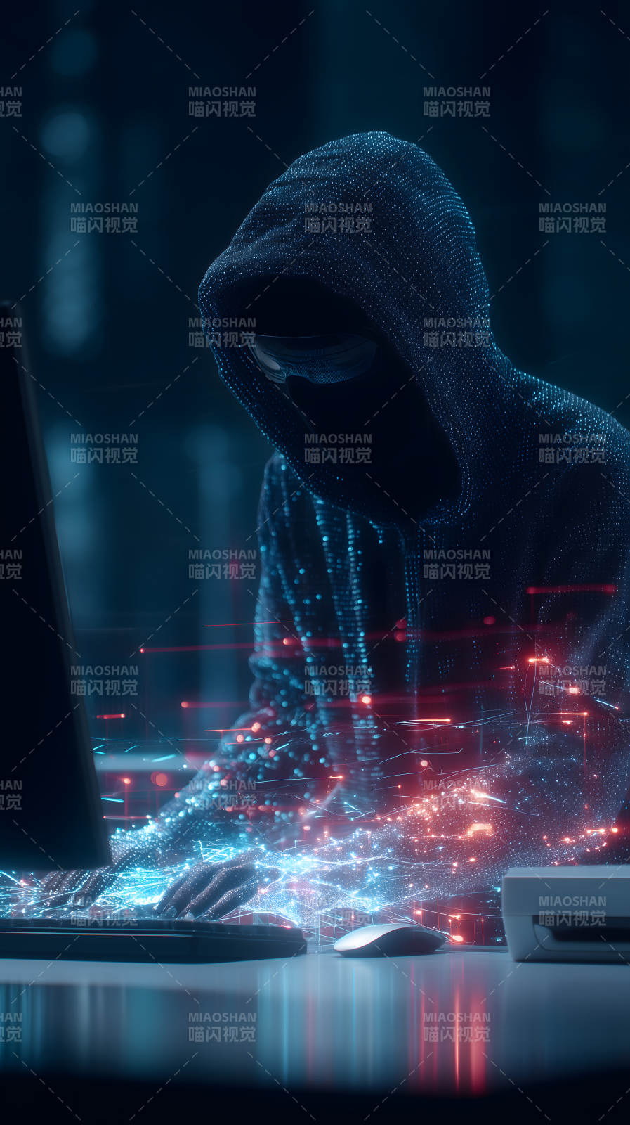 黑客攻击科技感十足图片