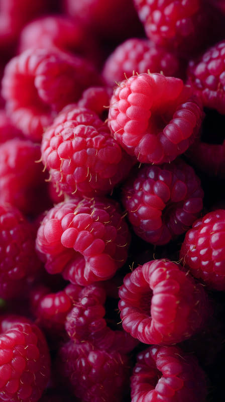 红树莓特写鲜艳欲滴图片