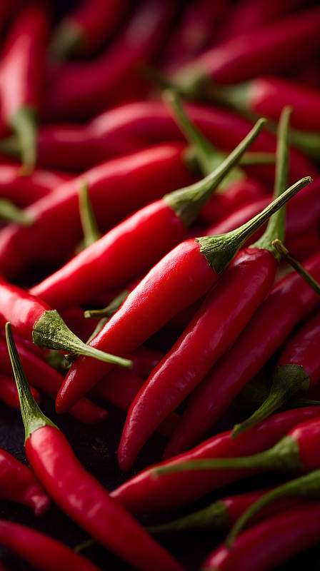 辣椒特写鲜艳欲滴图片