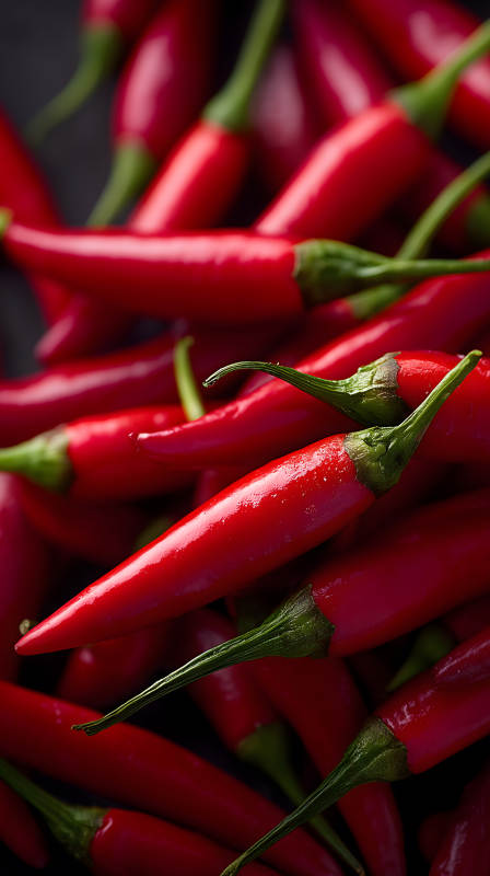 红辣椒特写图片
