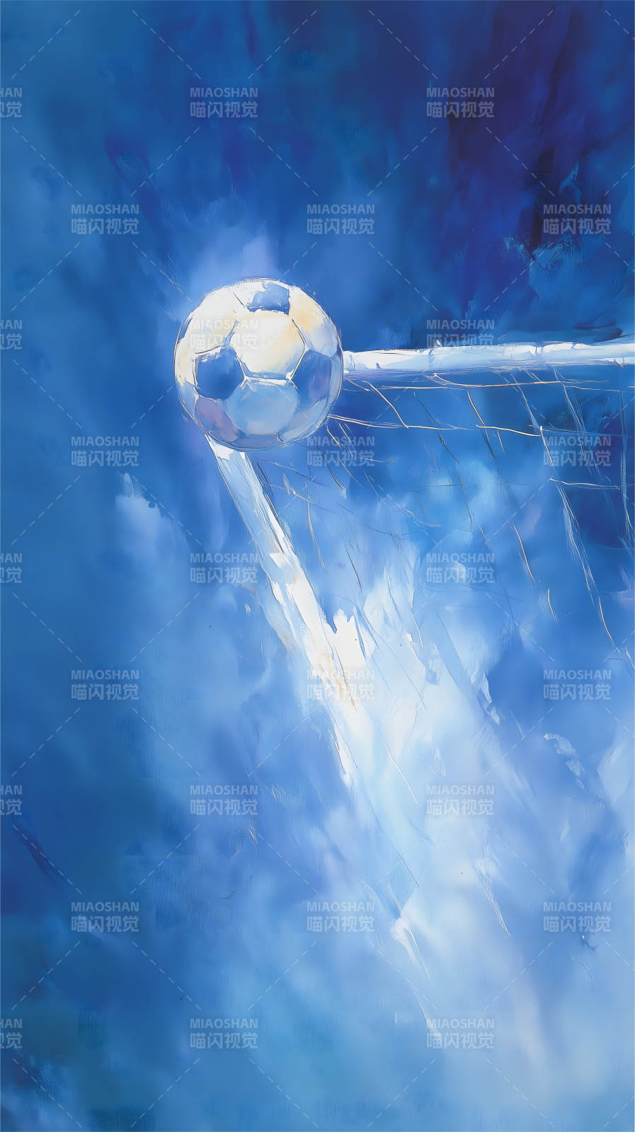 足球进球的艺术图片