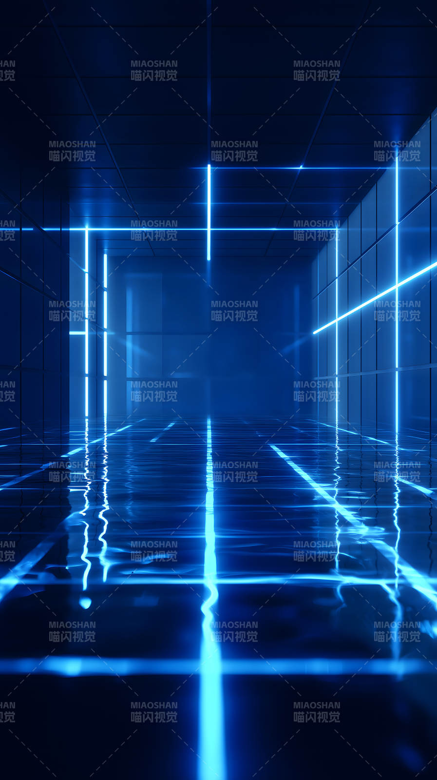 未来科技空间蓝光图片