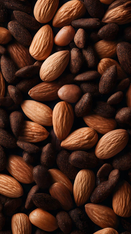 坚果美食特写图片