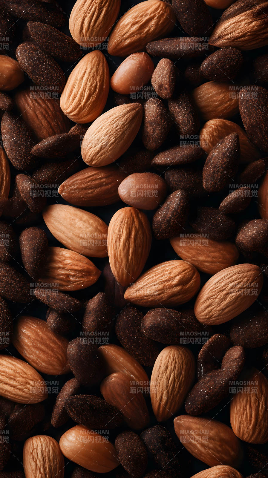 坚果美食特写图片