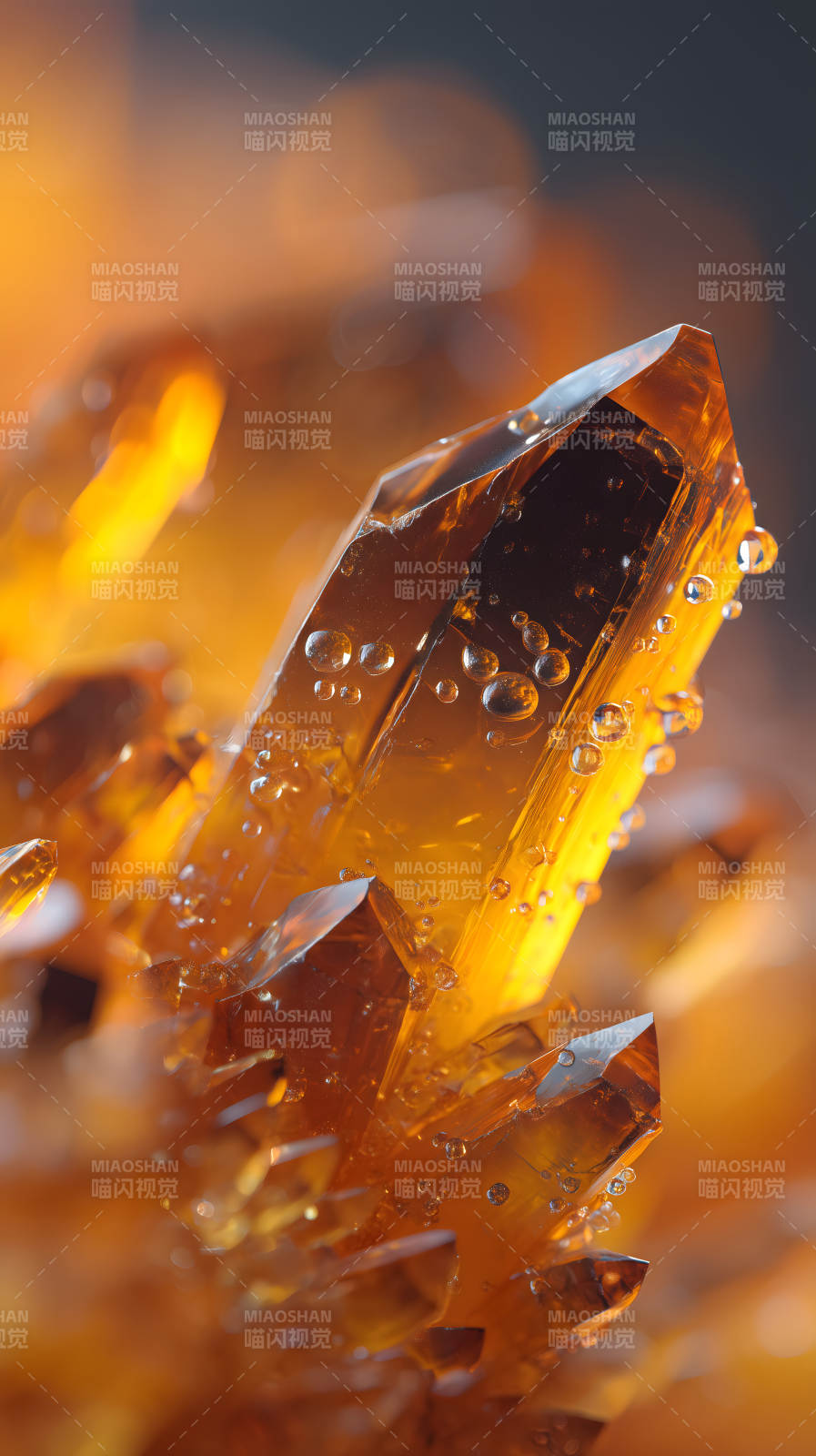琥珀水晶光影图片