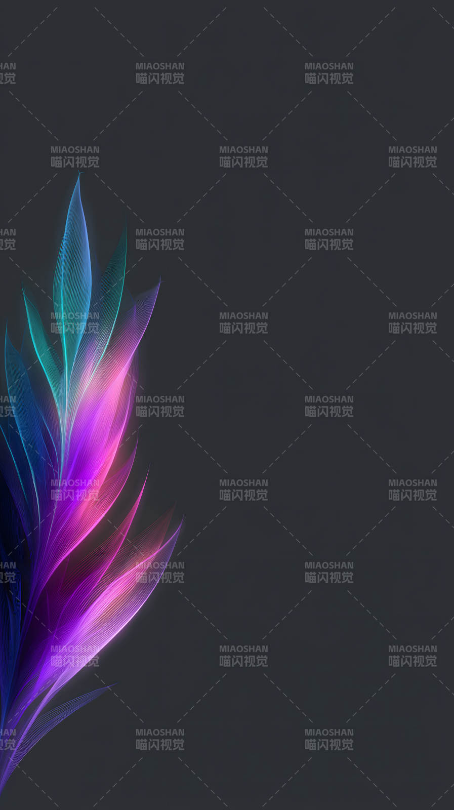 羽毛纹理渐变光影图片