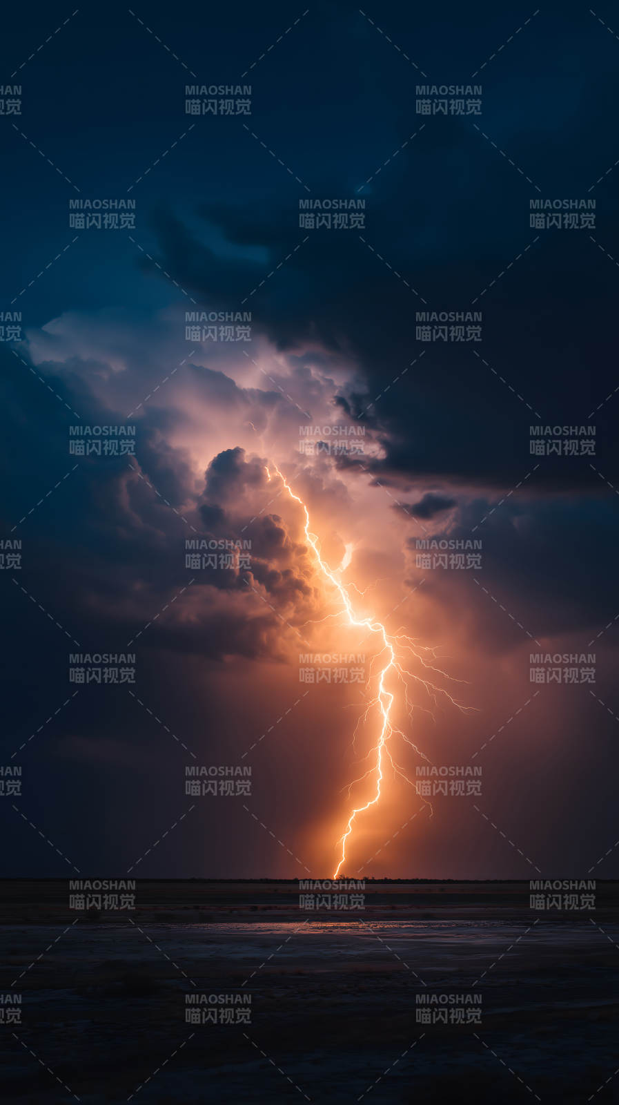 雷电风暴壮丽景象图片