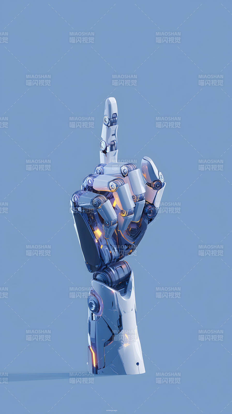机器手指天空图片