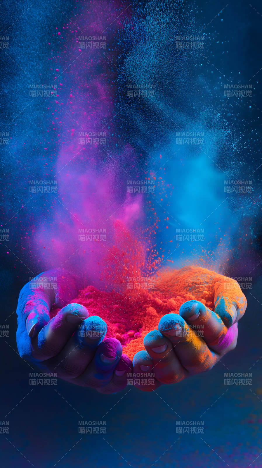 缤纷色彩的节日庆典图片