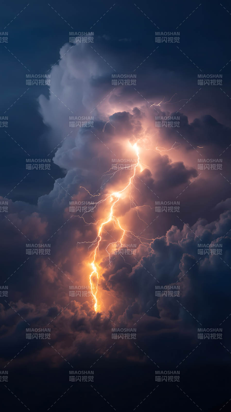 雷电风暴震撼人心图片