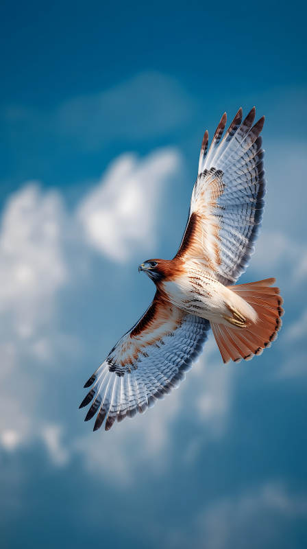 翱翔天际的猛禽图片