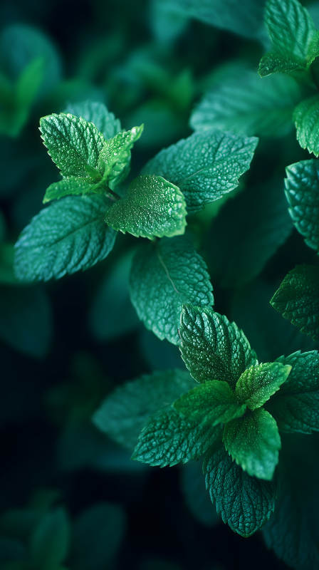 绿叶特写清新自然图片