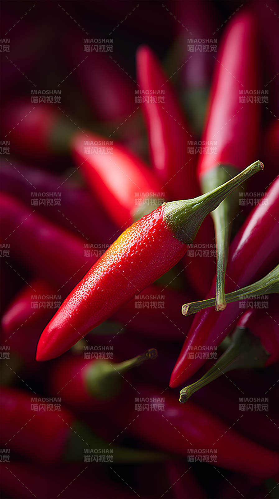 红辣椒特写图片