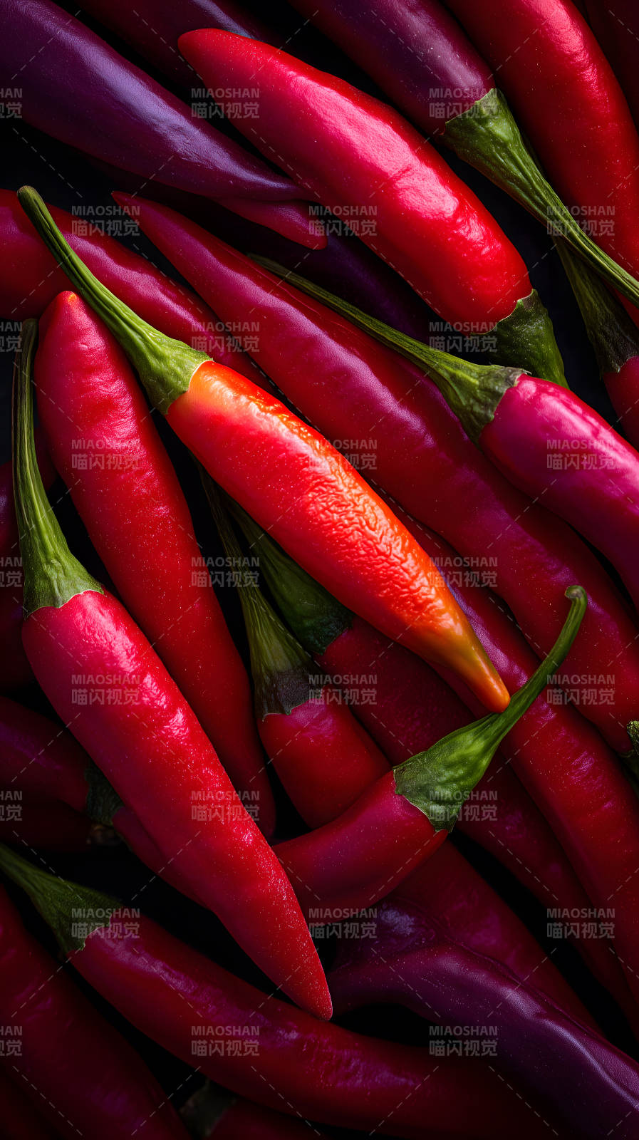 红辣椒特写图片