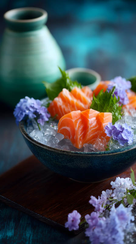 精致日式料理艺术图片