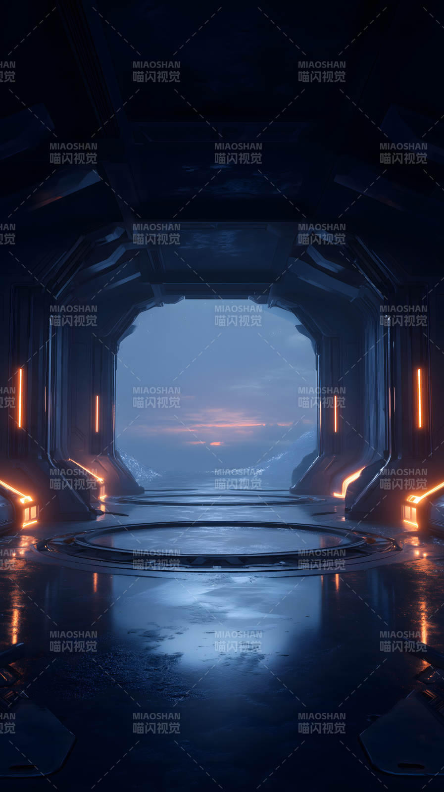 未来空间站外景图片