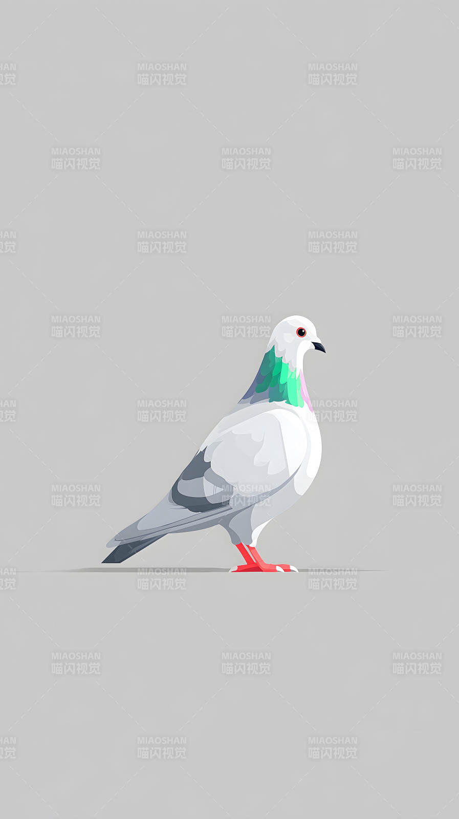 鸽子简笔画图片